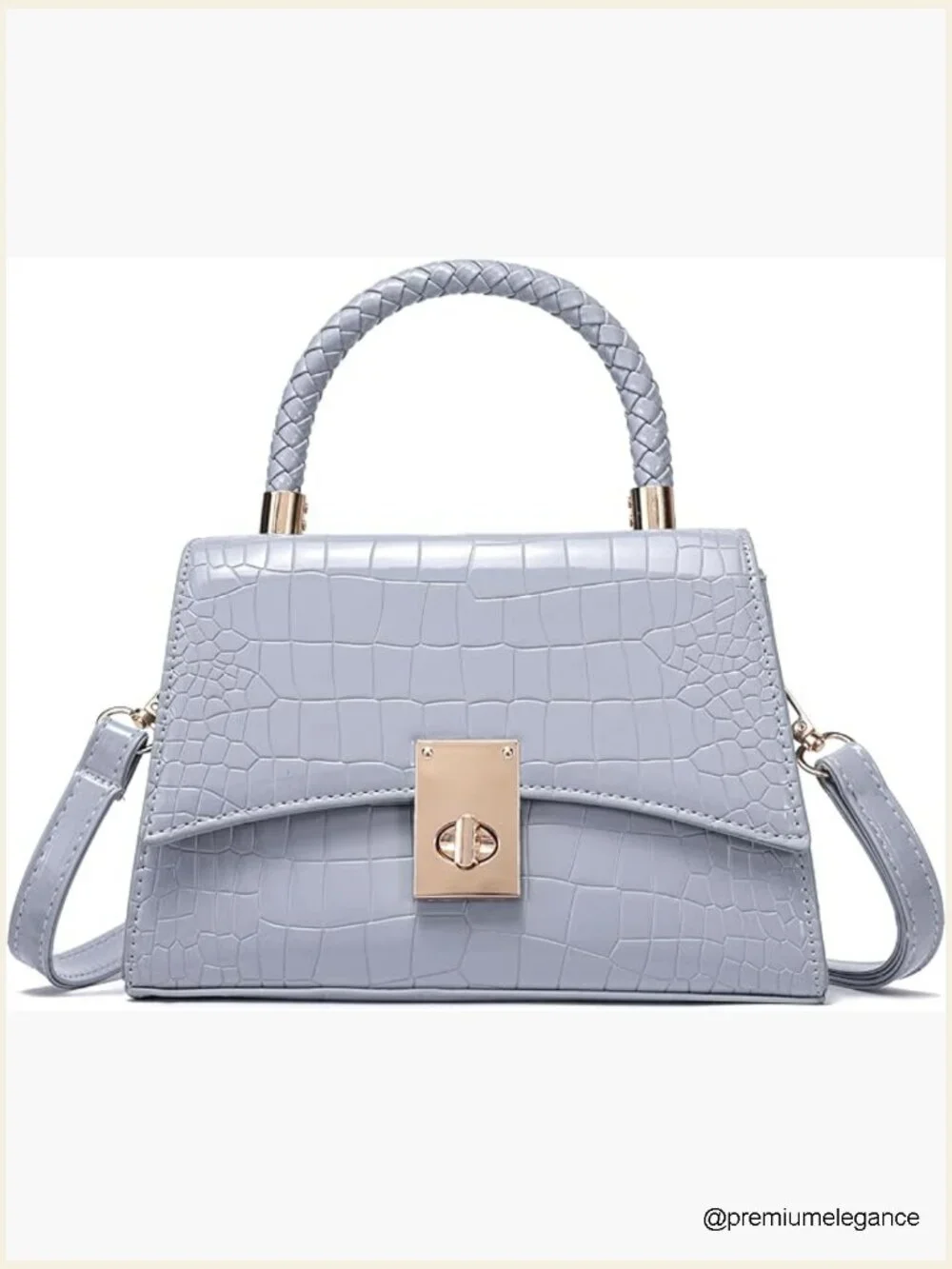 Women's Leather Satchel Crossbody Bag Mini Purse Handbag
